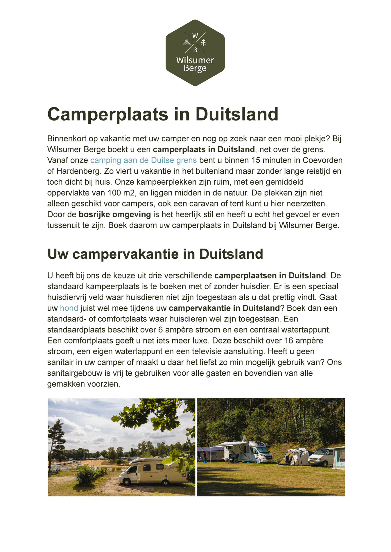 My Publications Wilsumer Berge Camperplaats Duitsland Page Created With Publitas Com