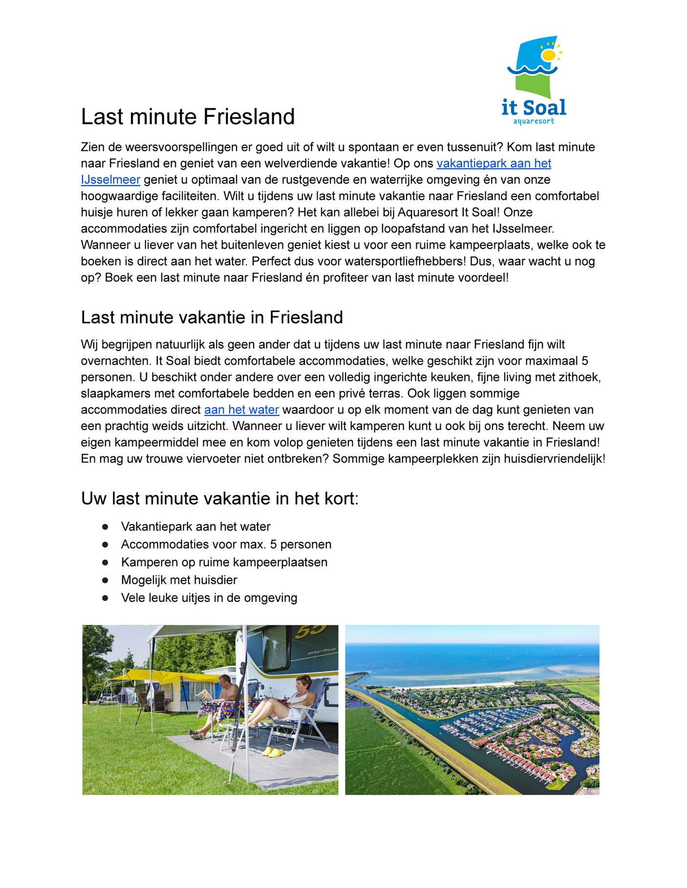 My Publications - Last Minute Friesland - Page 1 - Created With