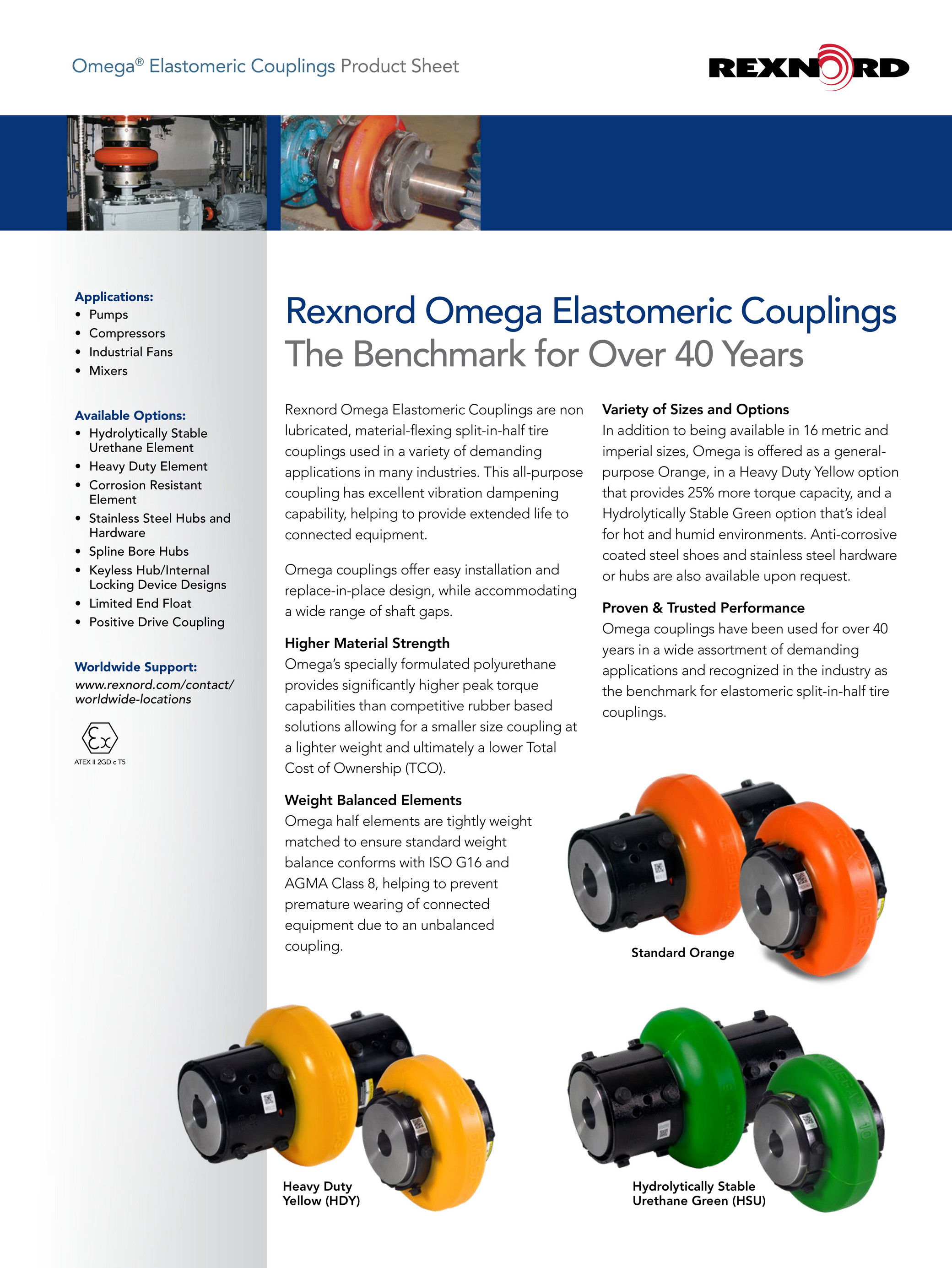 Omega Elastomeric Couplings Elastomeric Couplings Couplings