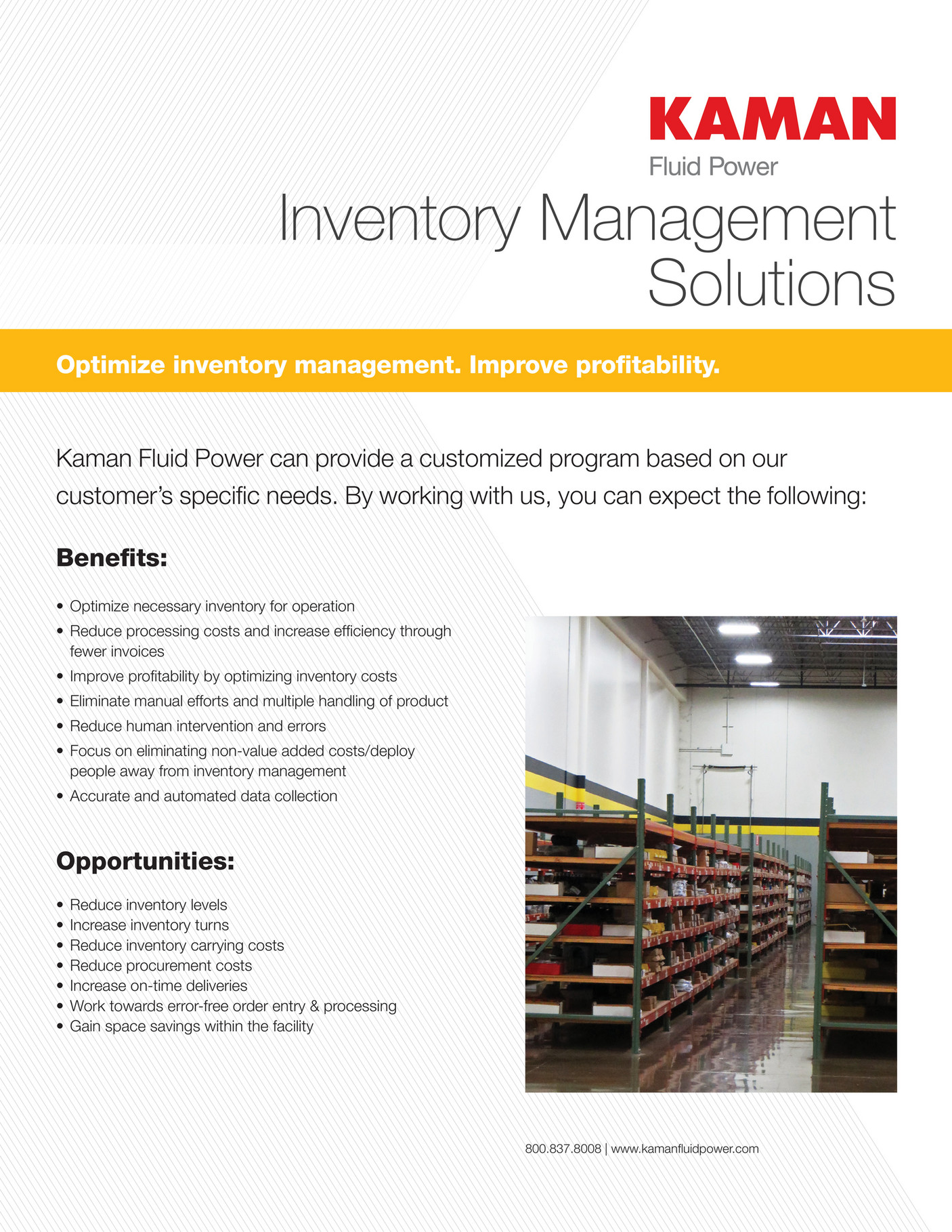 Motion Kaman Fluid Power Inventory Management Solutions Page 2