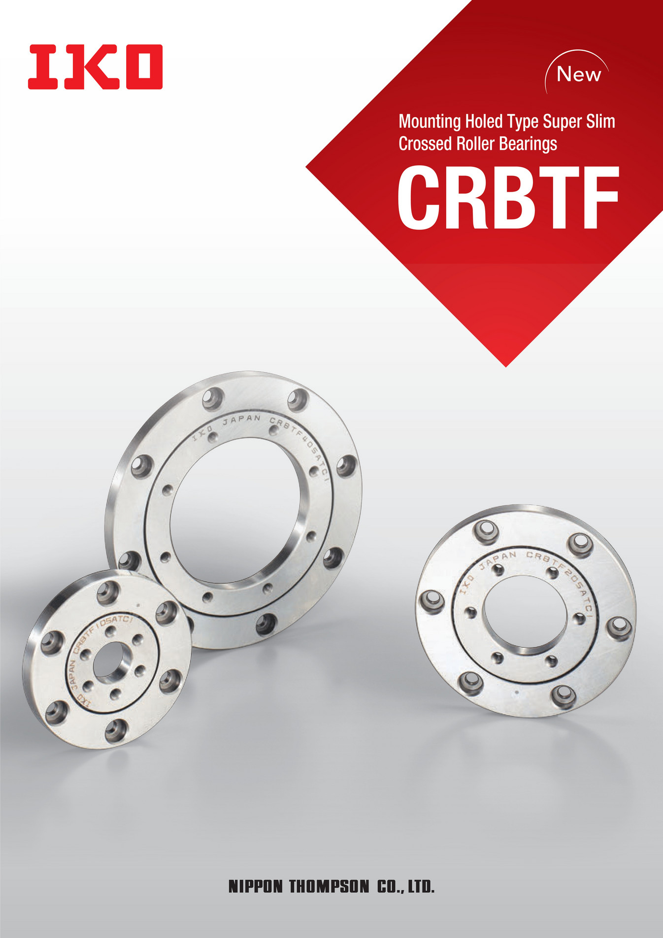 Motion IKO Mounting Holed Type Super Slim Crossed Roller Bearings