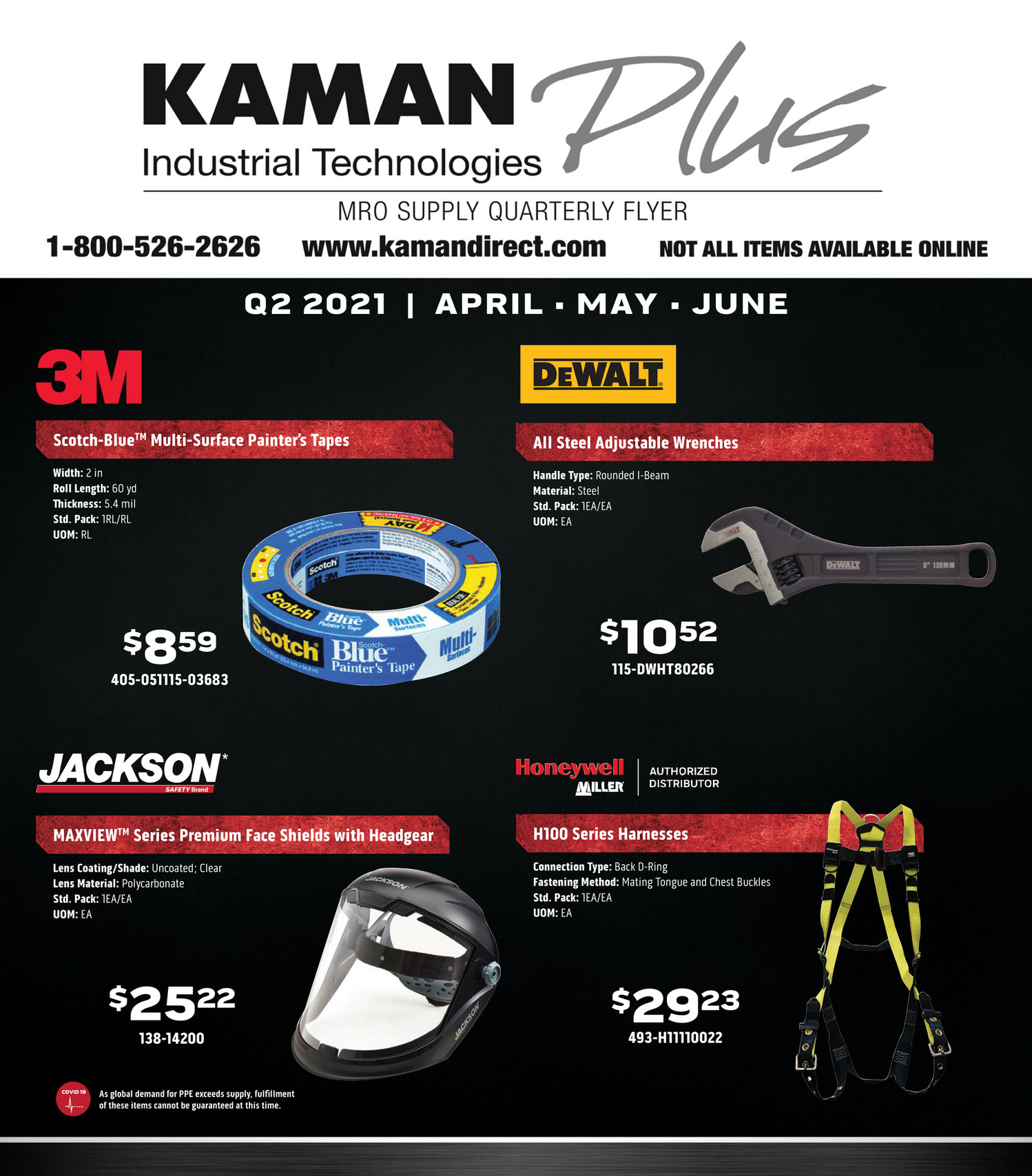 Motion Kaman Industrial Technologies’ MRO Supply Catalog Page 45