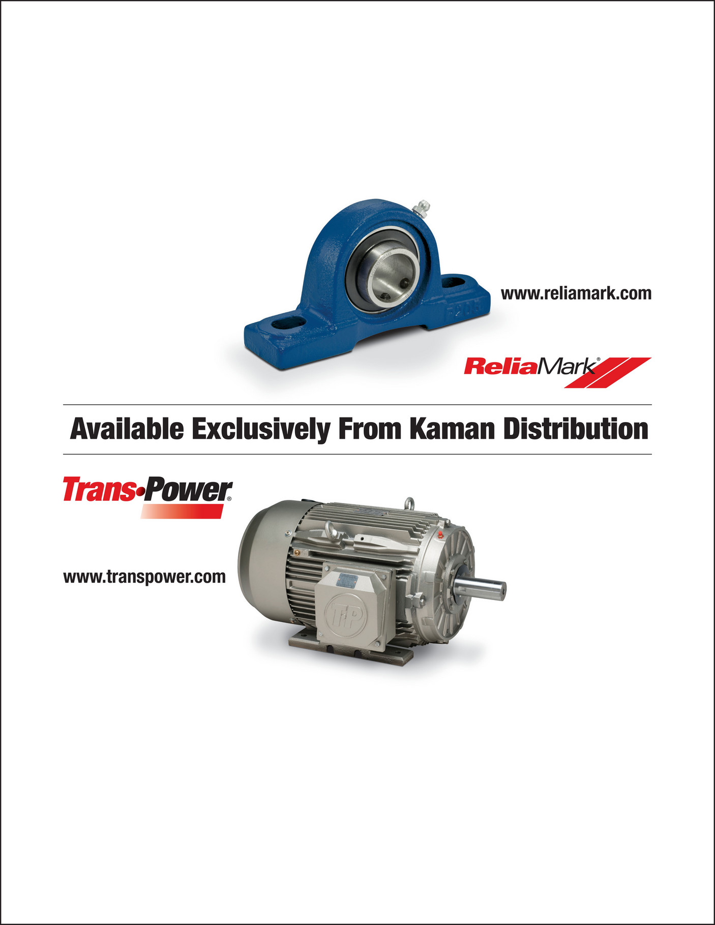 Motion ReliaMark TransPower Available Exclusively From Kaman