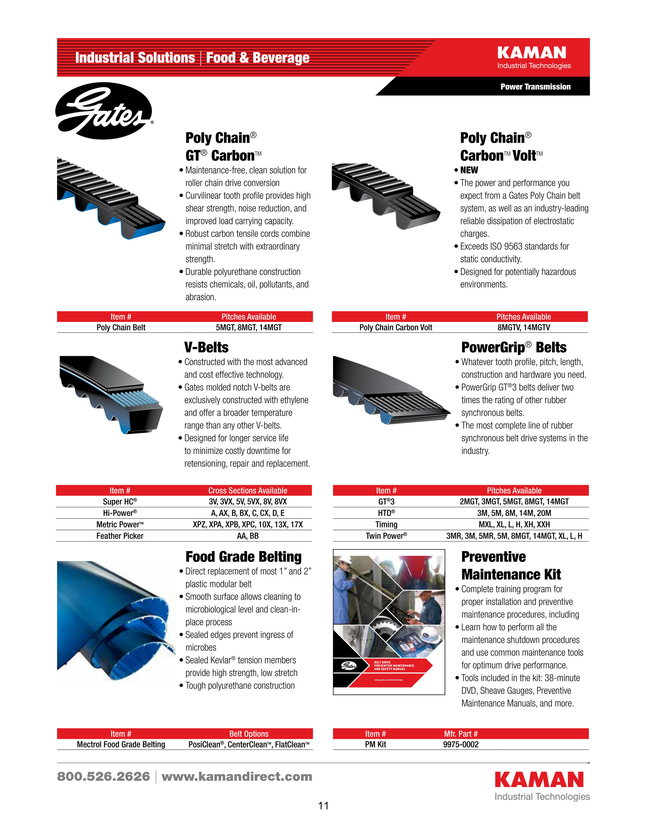 Motion - Food & Beverage Industrial Components Catalog - Page 12-13