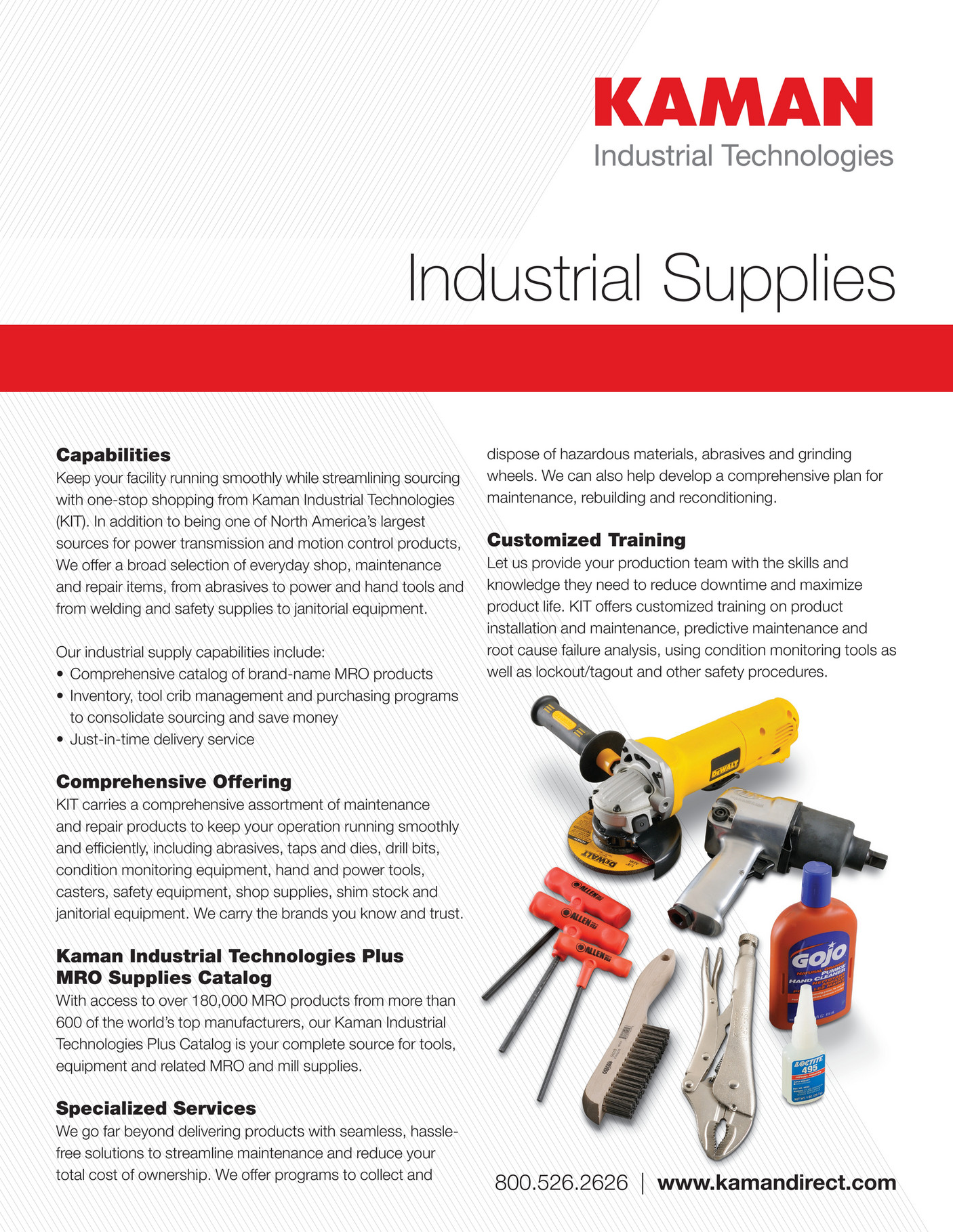 Motion Industrial Supplies Line Card Page 1