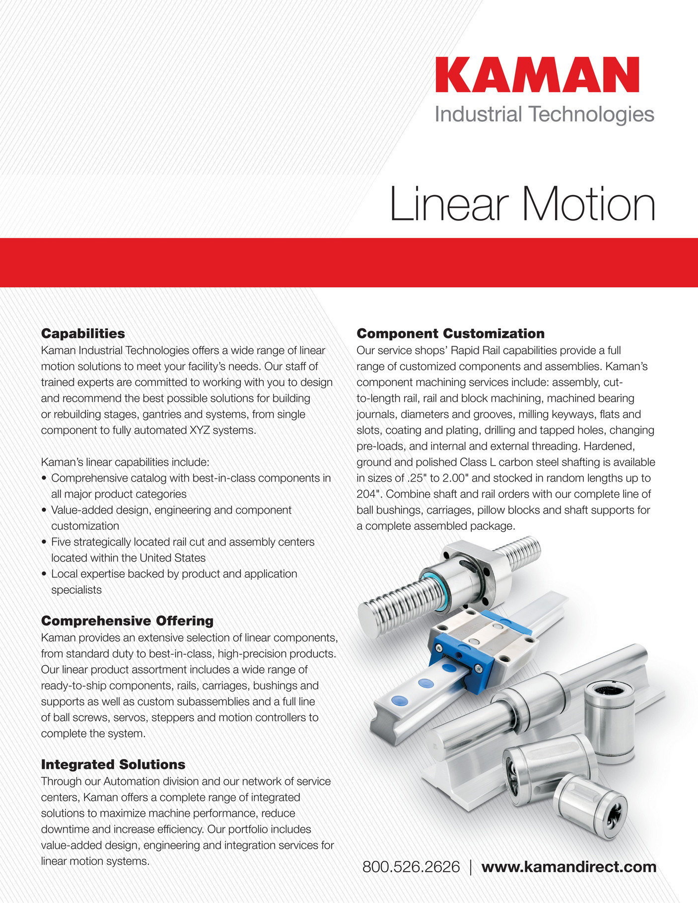 Kaman Distribution Linear Motion Line Card Page 1