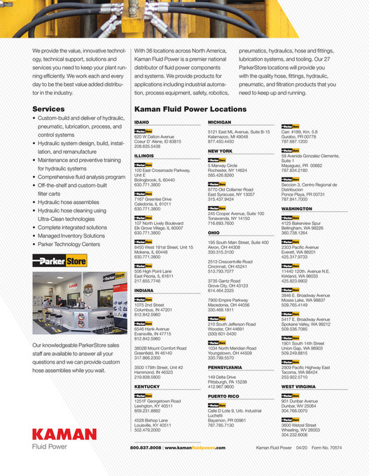 Motion Kaman Fluid Power Product Selection Guide Page 4