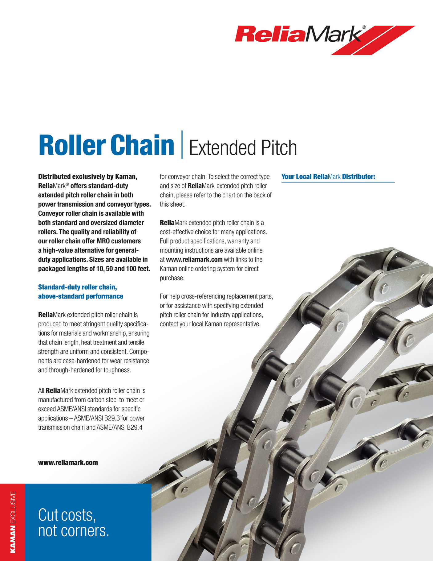 Roller Chain Tensile Strength Chart