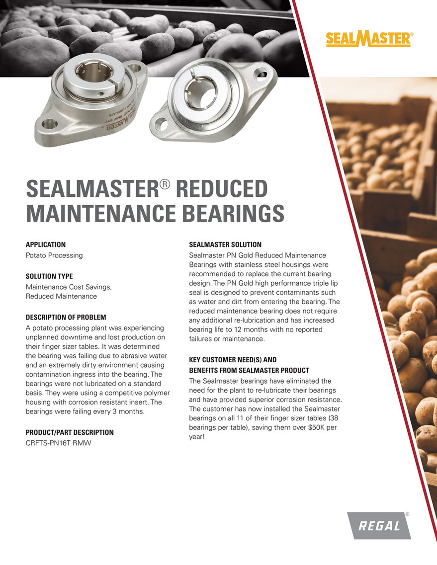 Káº¿t quáº£ hÃ¬nh áº£nh cho Sealmaster bearing Corrosion Resistant Engineered Solutions