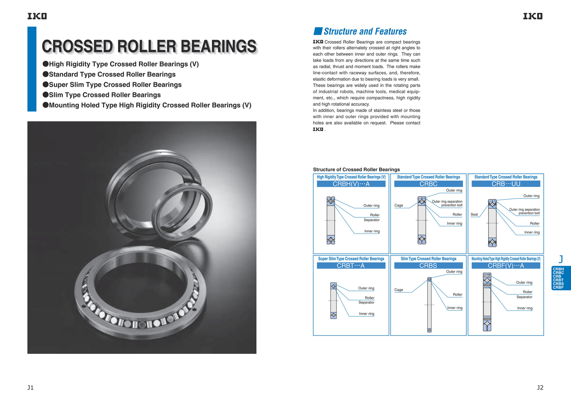 Motion IKO Crossed Roller Bearings Page 4