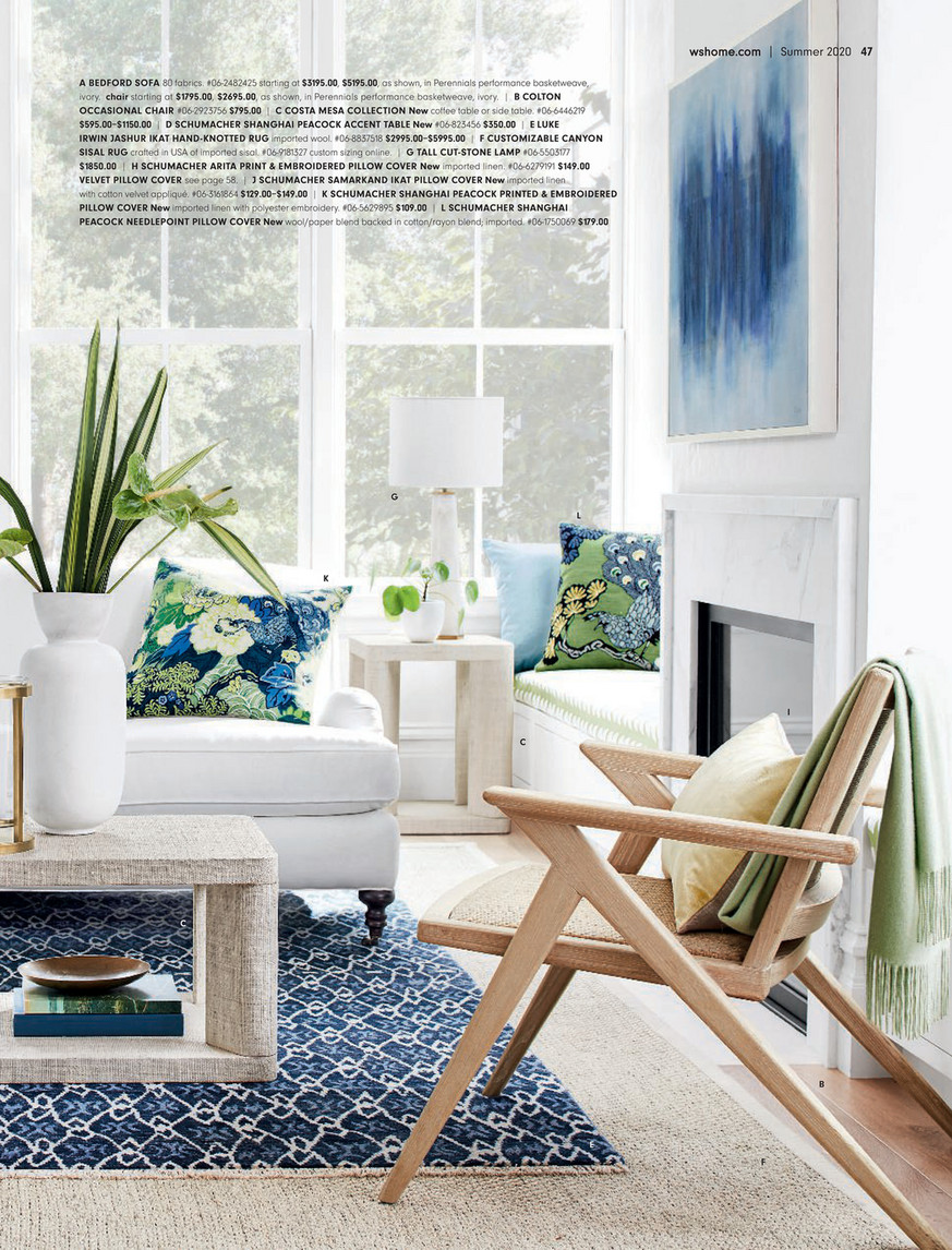 Williams Sonoma x Schumacher Fabrics