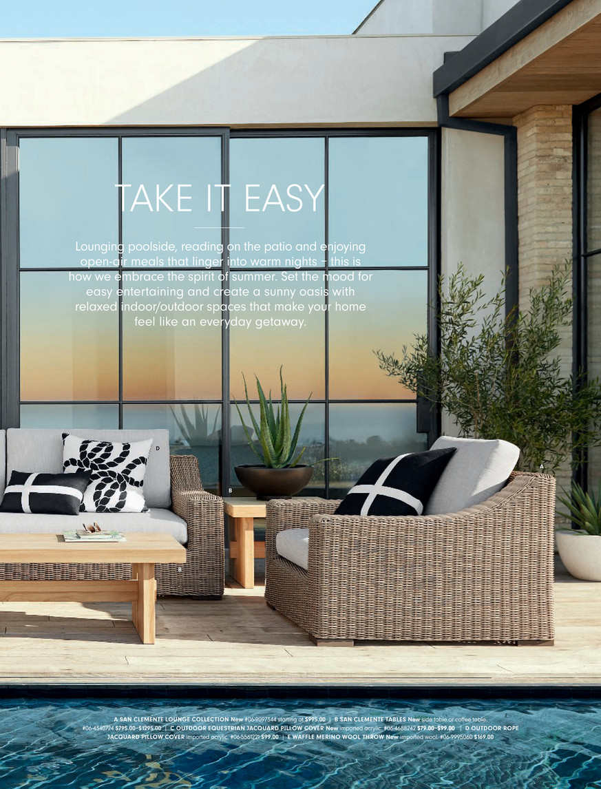 summerset casual outdoor furniture on Williams Sonoma Home Summer 2020 Waffle Merino Wool Throw 50 X 70 Blue