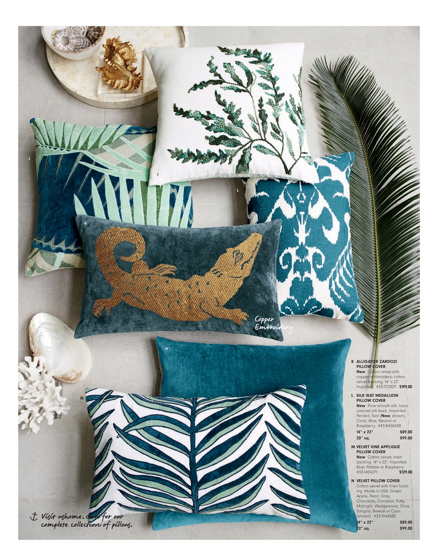 Williams sonoma 2024 pillow covers