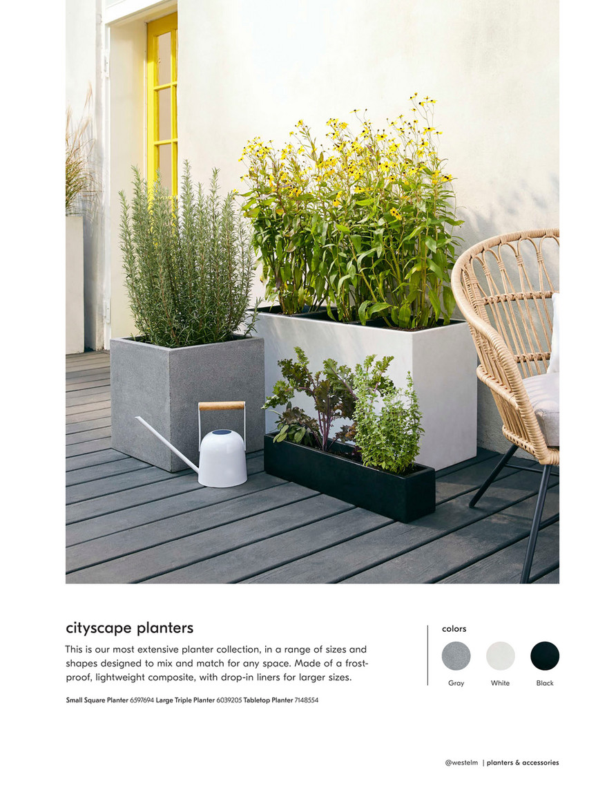 Radius Ficonstone Indoor/Outdoor Planters