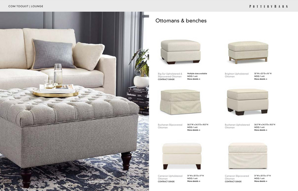 west elm Domestic Upholstery and COM Guide Page 58