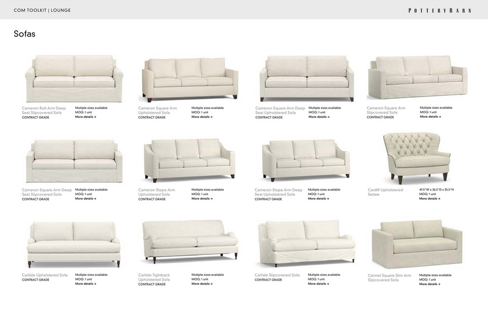 west elm Domestic Upholstery and COM Guide Page 25