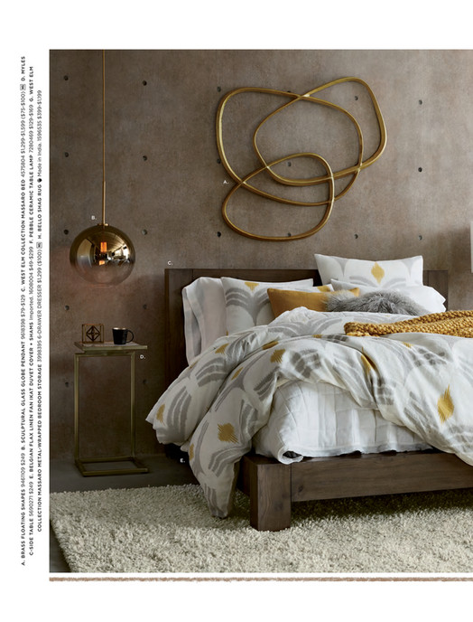 West Elm July 2018 Belgian Flax Linen Fan Ikat Duvet Standard D Myles Collection Massaro Metal Wrapped Bedroom Storage 3998395 6 Drawer Dresser 1 299