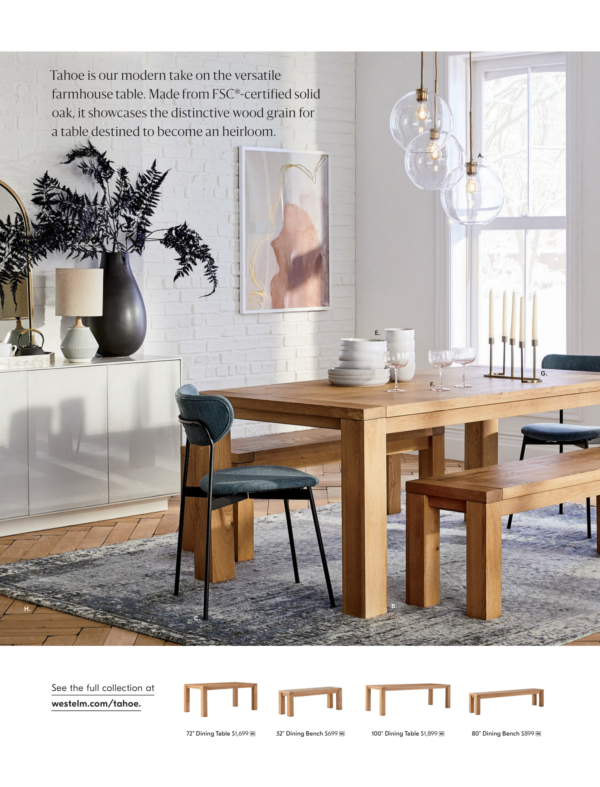 Tahoe table store west elm