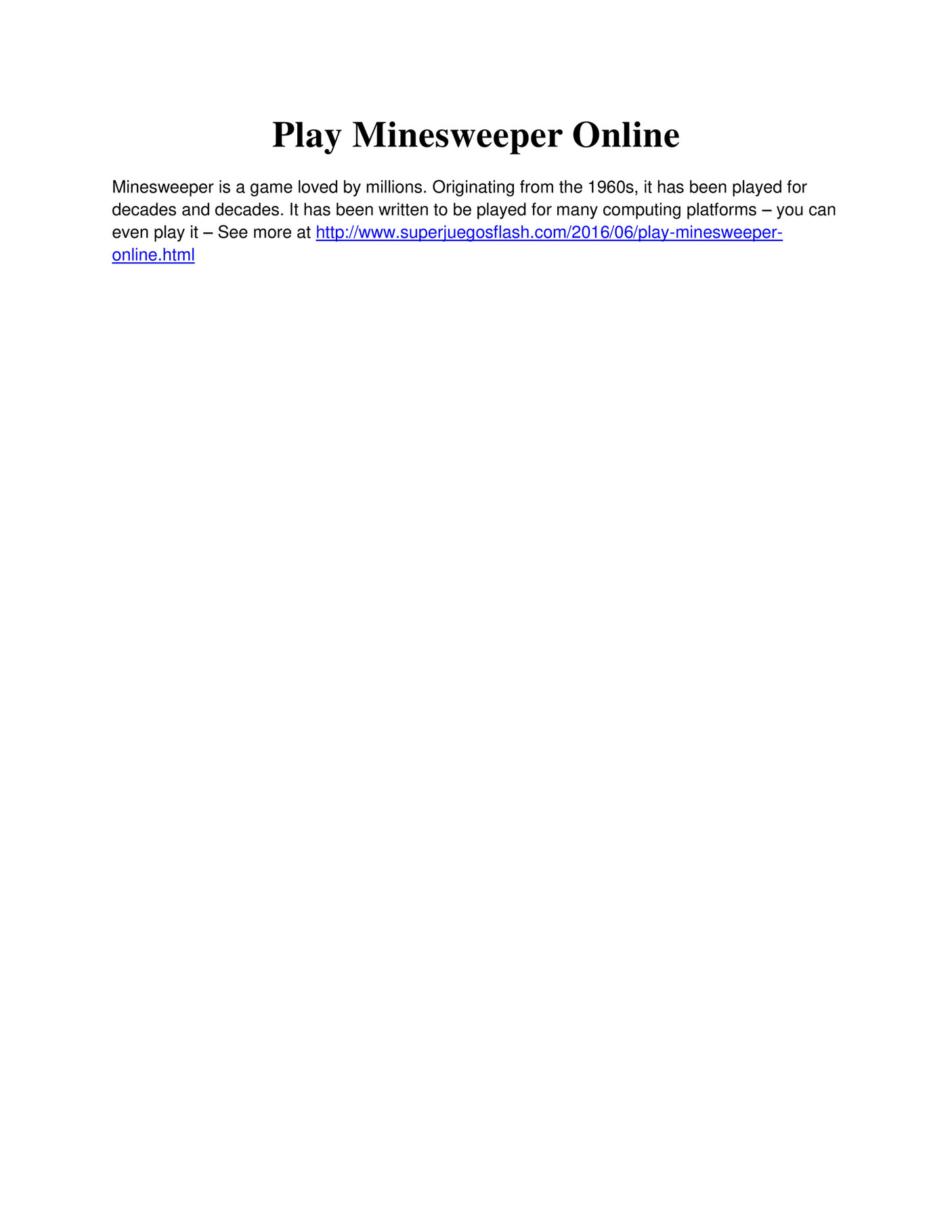 online minesweeper game online minesweeper game