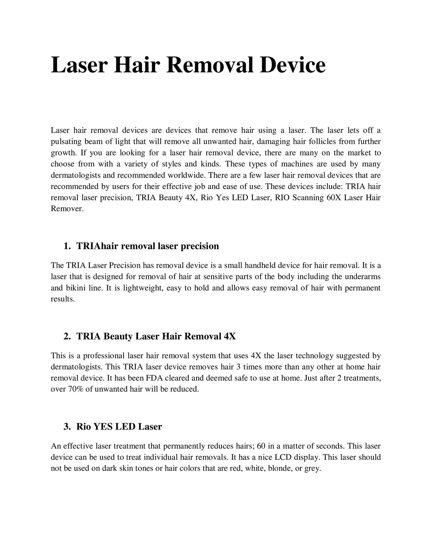Git Expert Laser Hair Removal Device Page 1 Created With