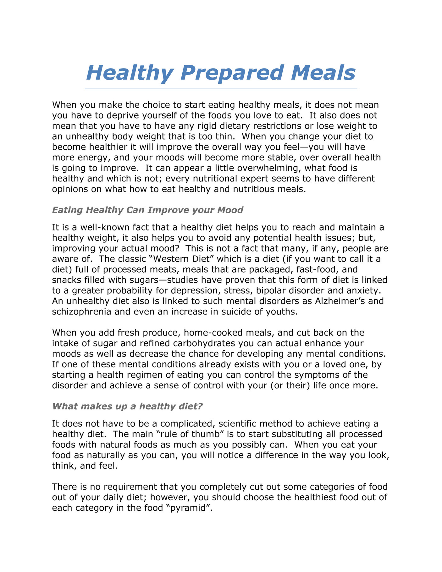 GIT Expert Healthy Prepared Meals Page 1 Created With Publitas