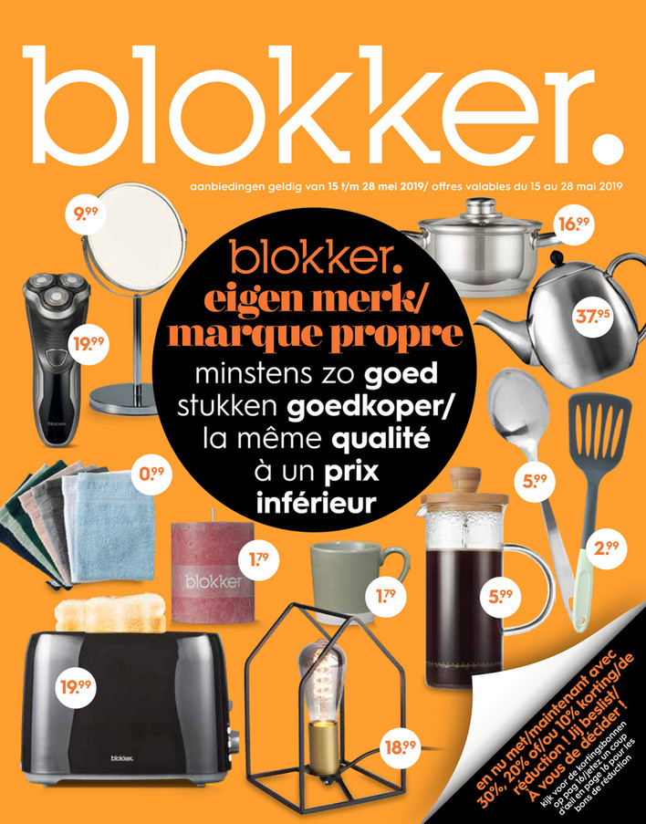 Folder Blokker du 15/05/2019 au 28/05/2019 - Promotions de la semaine 20