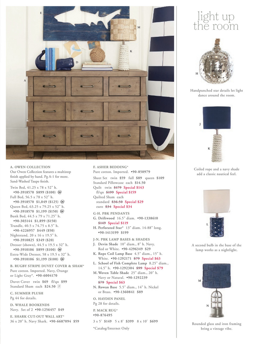 Pottery Barn Kids Pbk Summer June 2016 Page 42 43