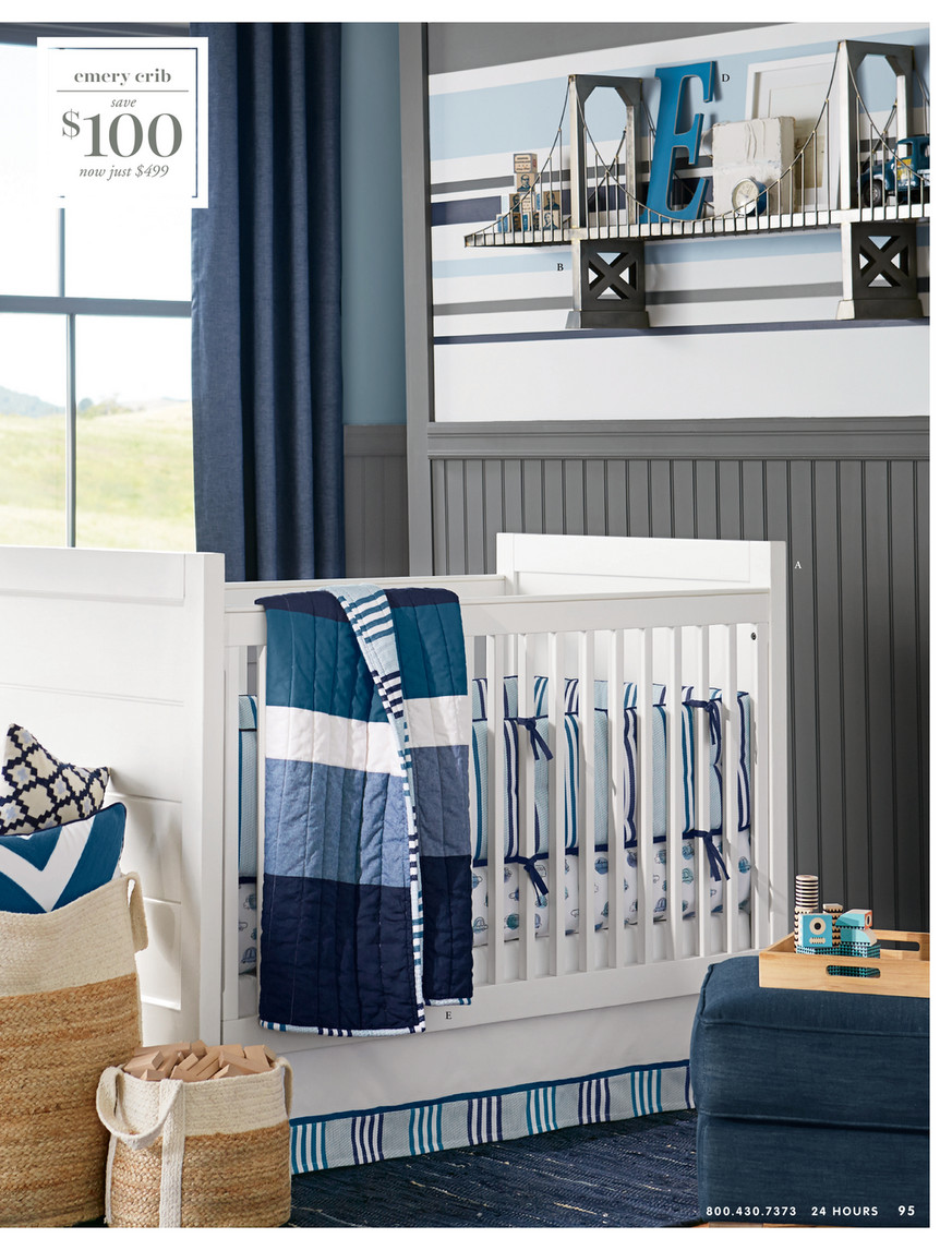 pottery barn emery crib