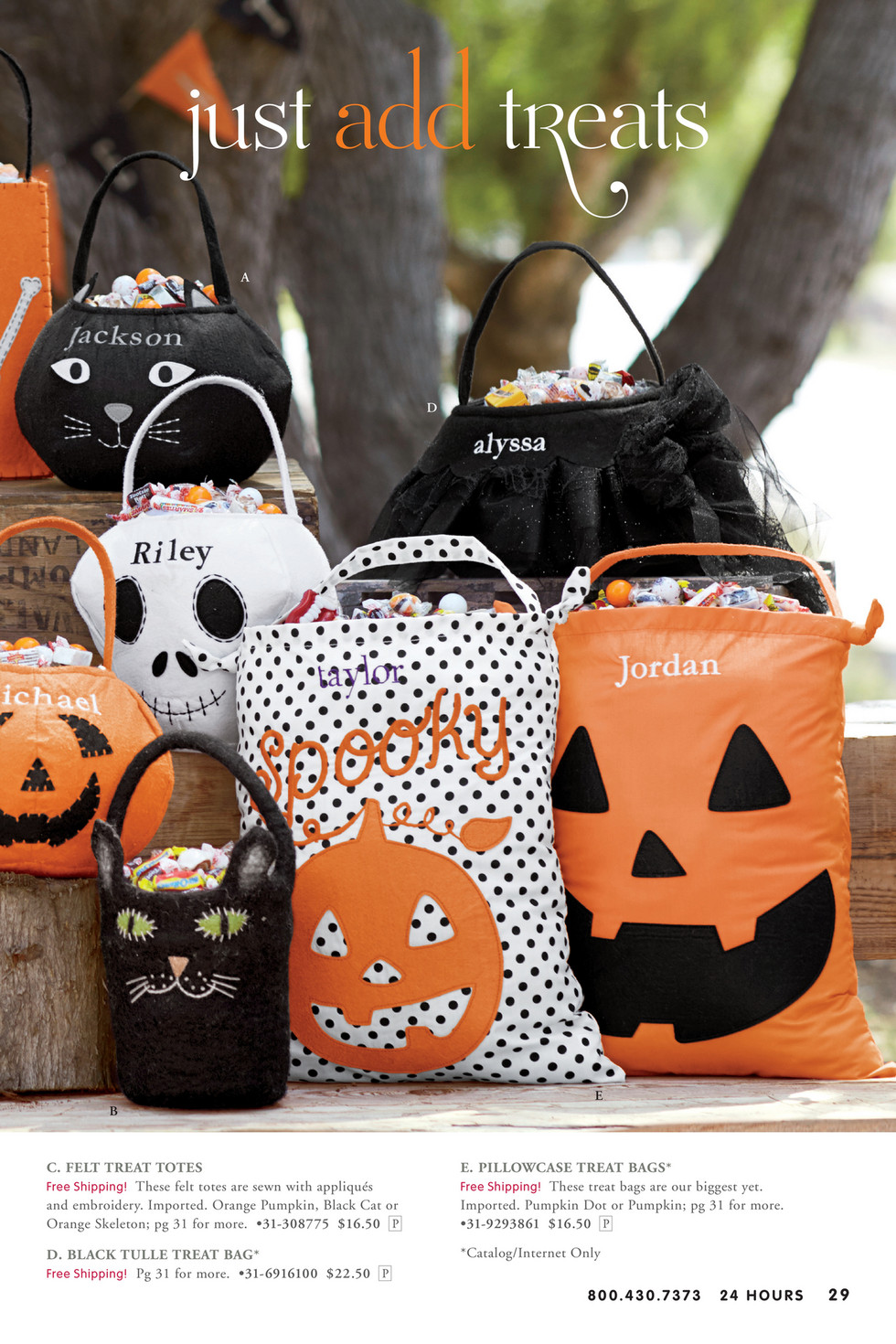 Pottery Barn Kids PBK Halloween 2015 Mailer Page 28 29