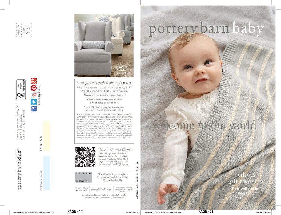 Pottery Barn Kids Ecatalog Pottery Barn Kids