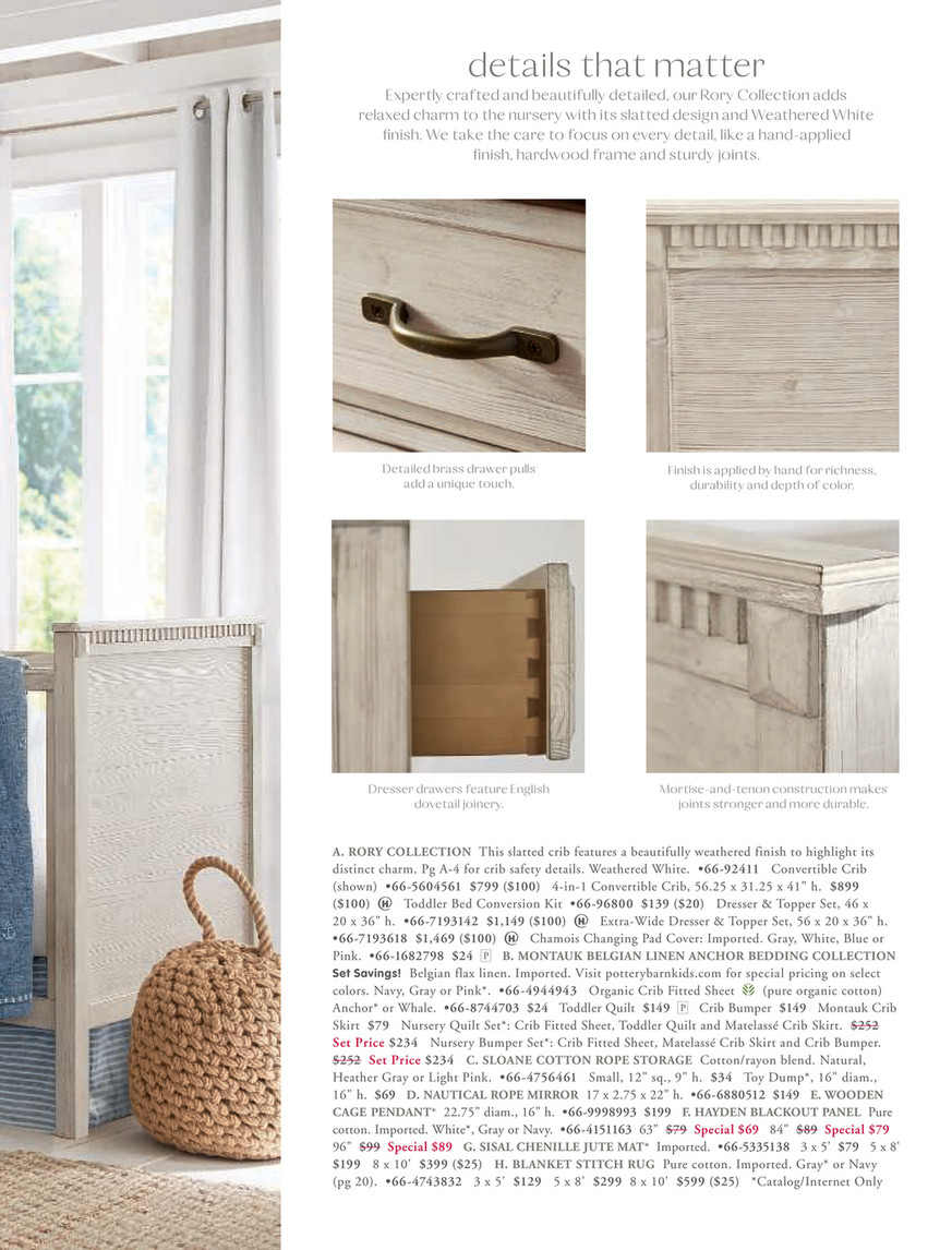 Pottery barn rory outlet dresser