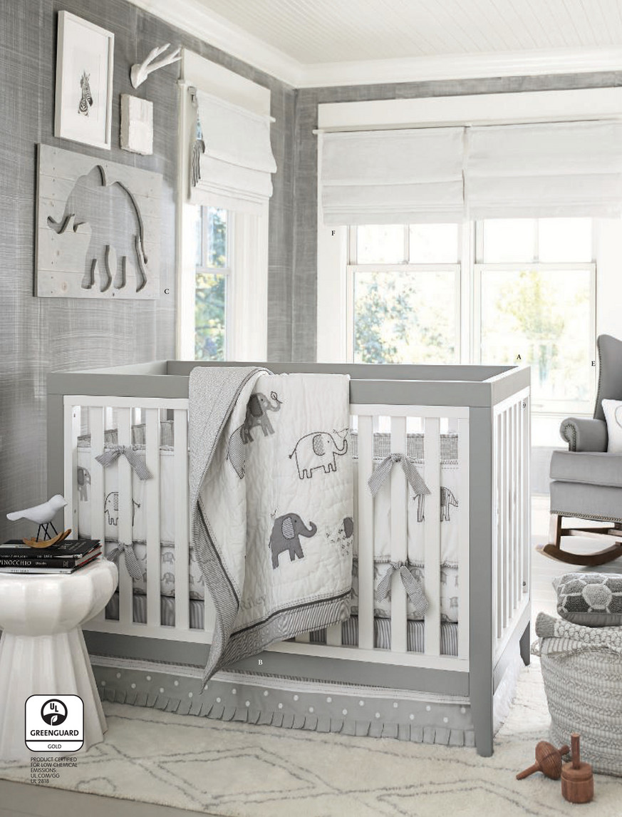 Pottery Barn Kids Pbk July 2017 Fillmore Crib Simply White Ups