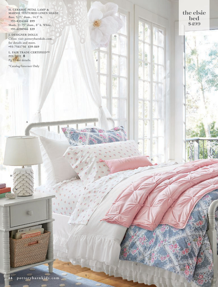 Chloe Kids Bed  Pottery Barn Kids