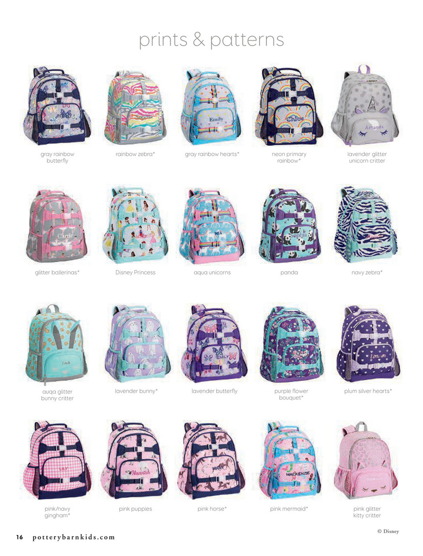 Pottery barn butterfly discount backpack