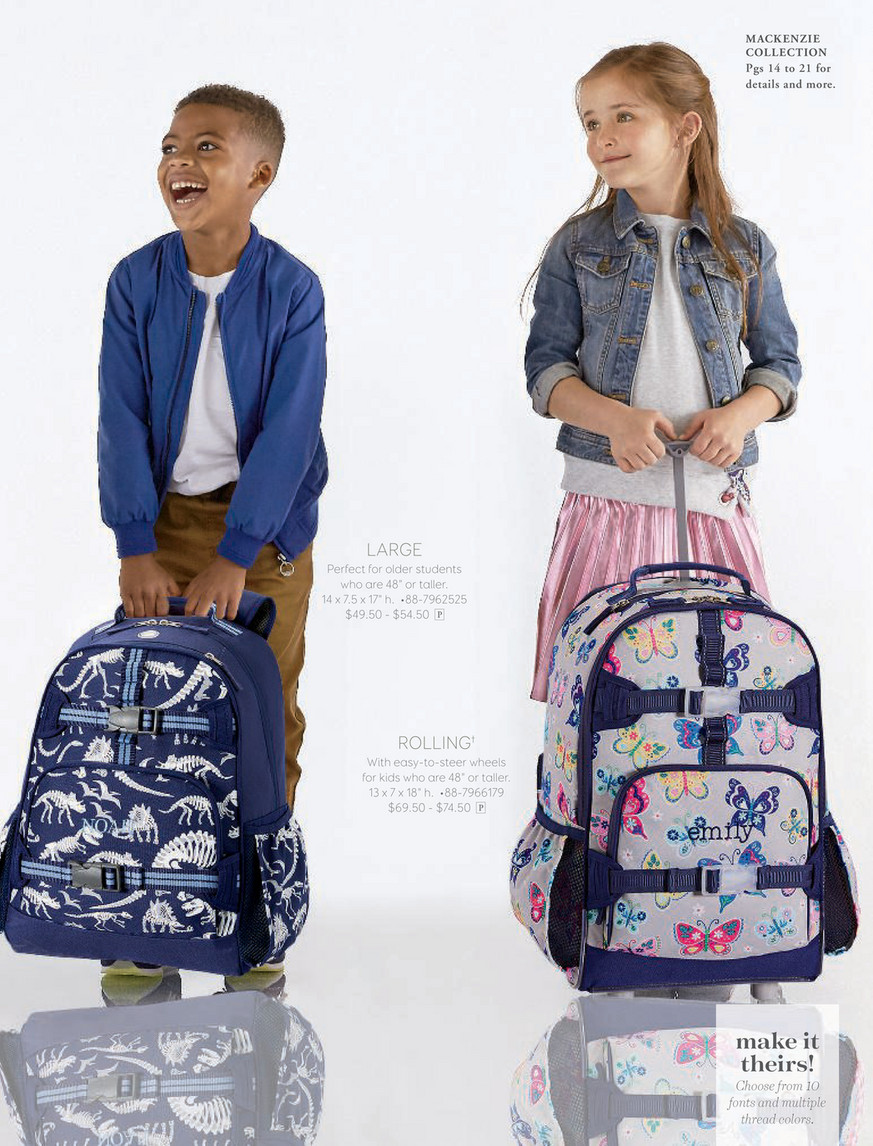 Mackenzie discount rolling backpack