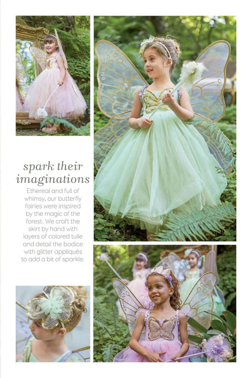 flower petal dress fairy DOLLY ALLOVER BUTTERFLIES FAIRY TUTU DRESS white main image 1
