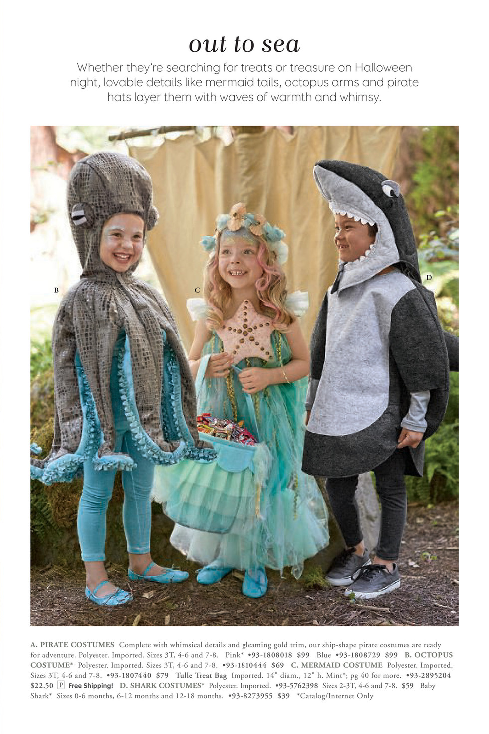 potterybarnキッズ★ハロウィンコスチューム Pottery barn kids ハロウィン コスチューム マーメイド 【公式通販】