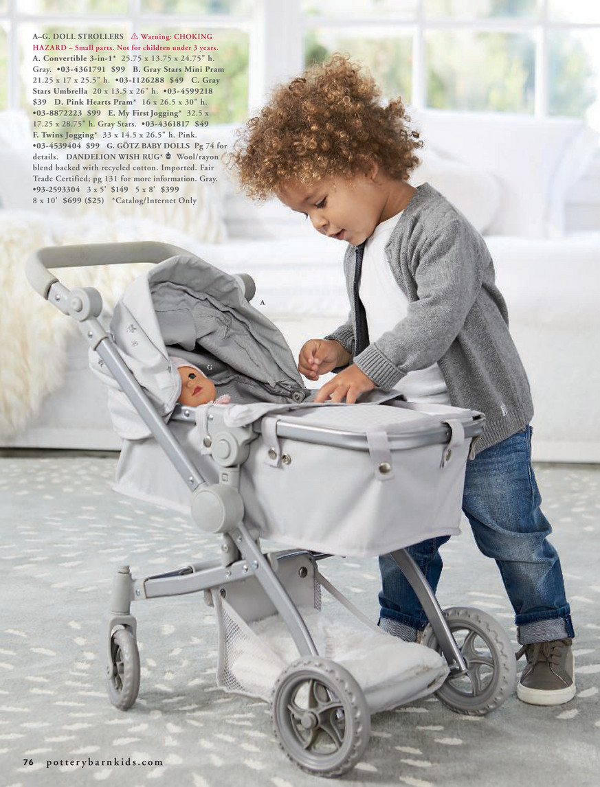 Pottery barn outlet kids pram