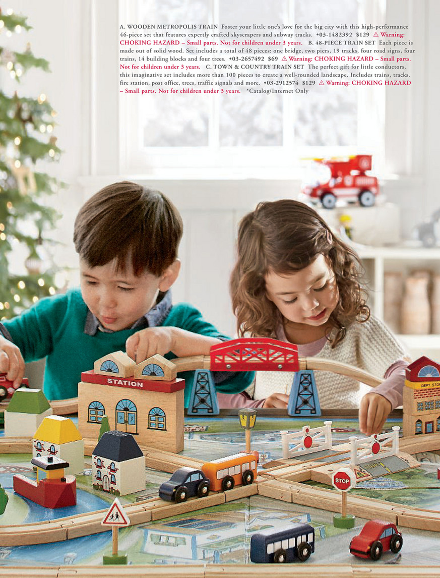 pottery barn train set