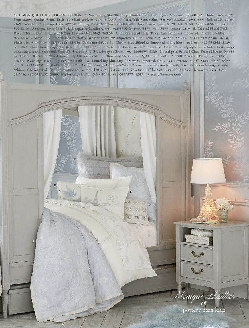 Pottery barn deals blythe carriage bed