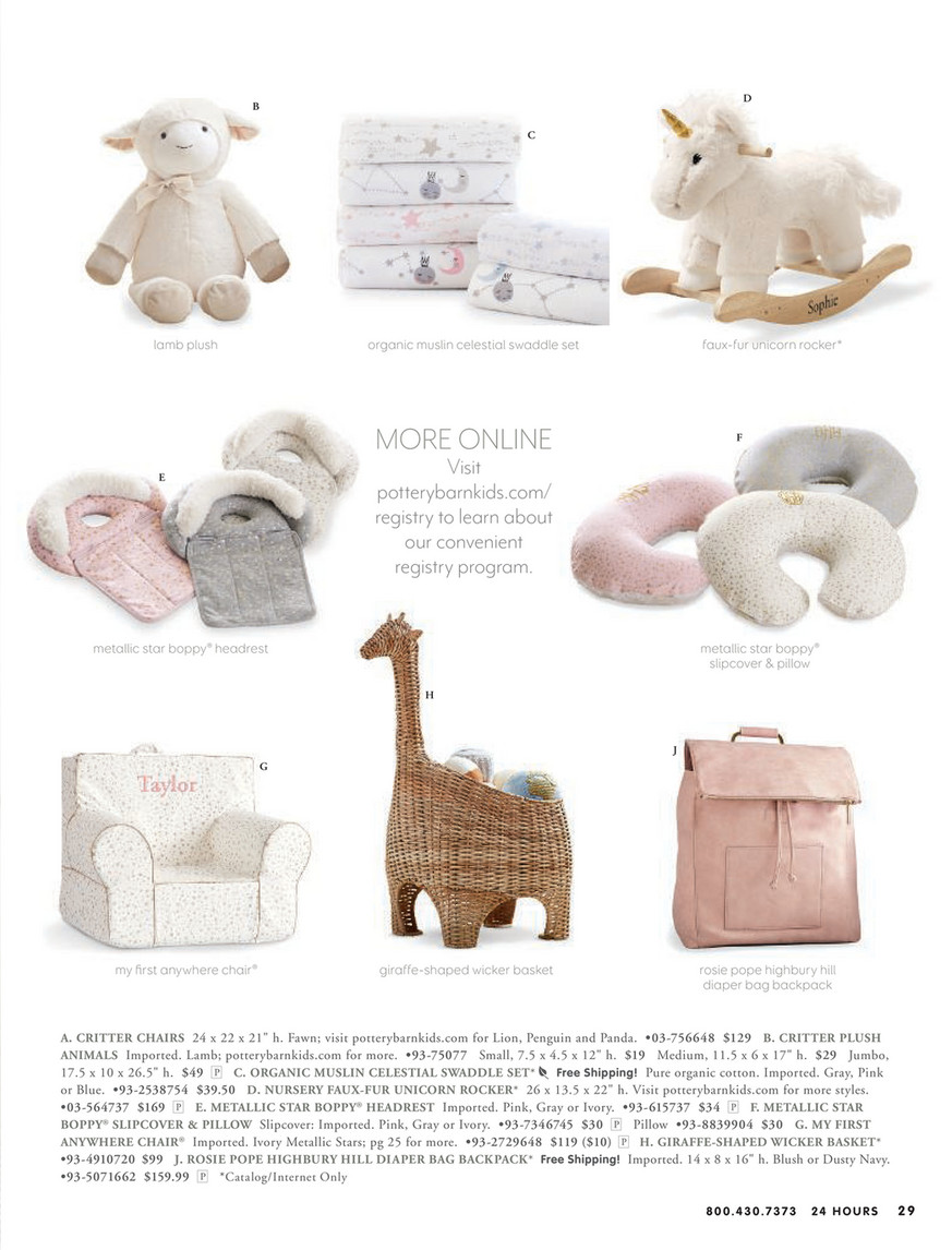 Pottery Barn Kids Pbk December 2017 Lamb Nursery Faux Fur