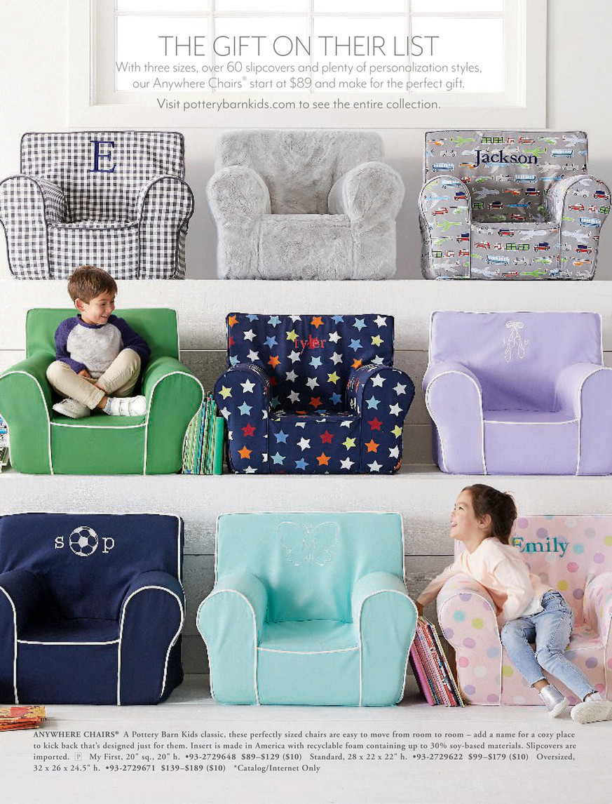 Find More Pottery Barn Kids Oversized Anywhere Chair For