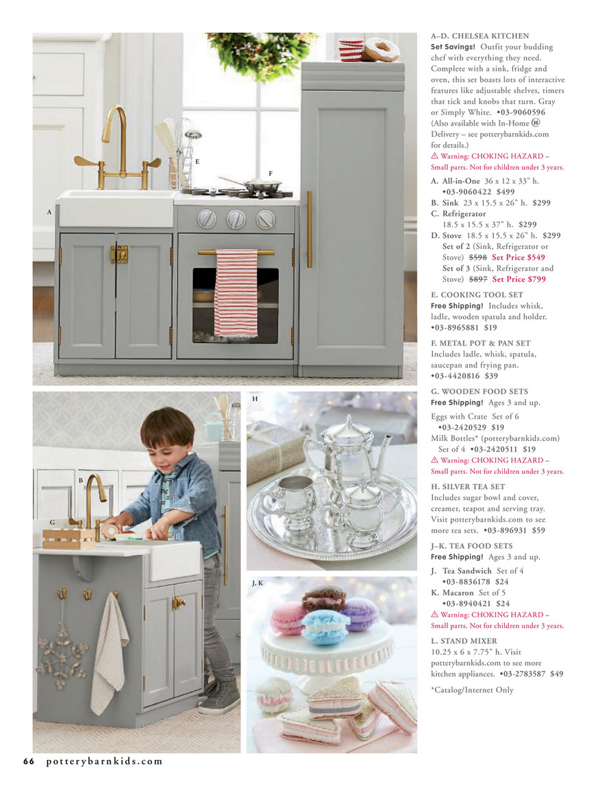 Pottery Barn Kids Pbk December 2017 Chelsea All In 1 Kitchen