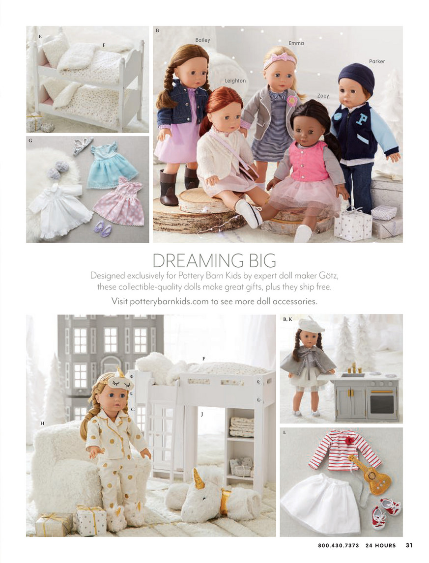 Pottery barn store natasha doll