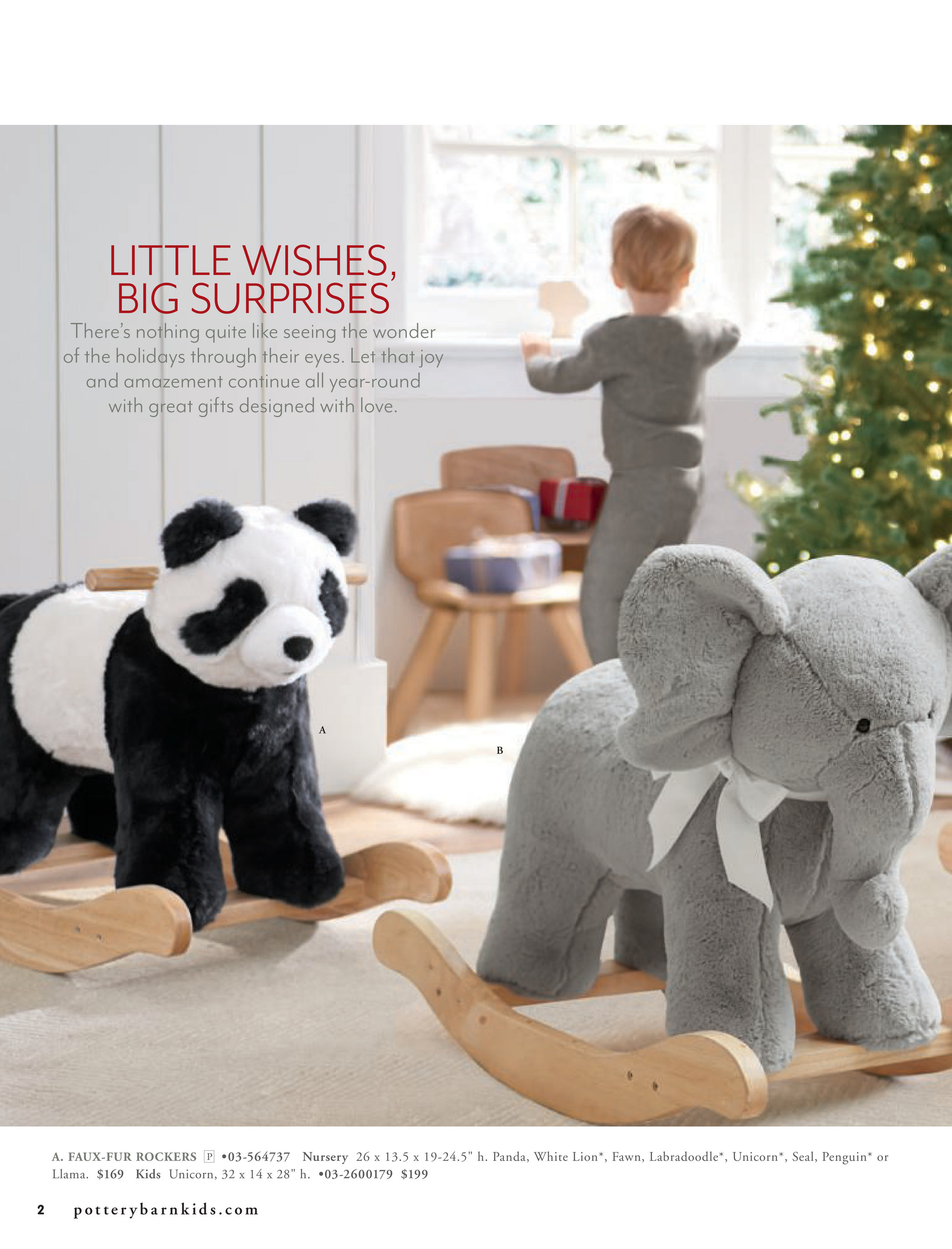 llama rocker pottery barn