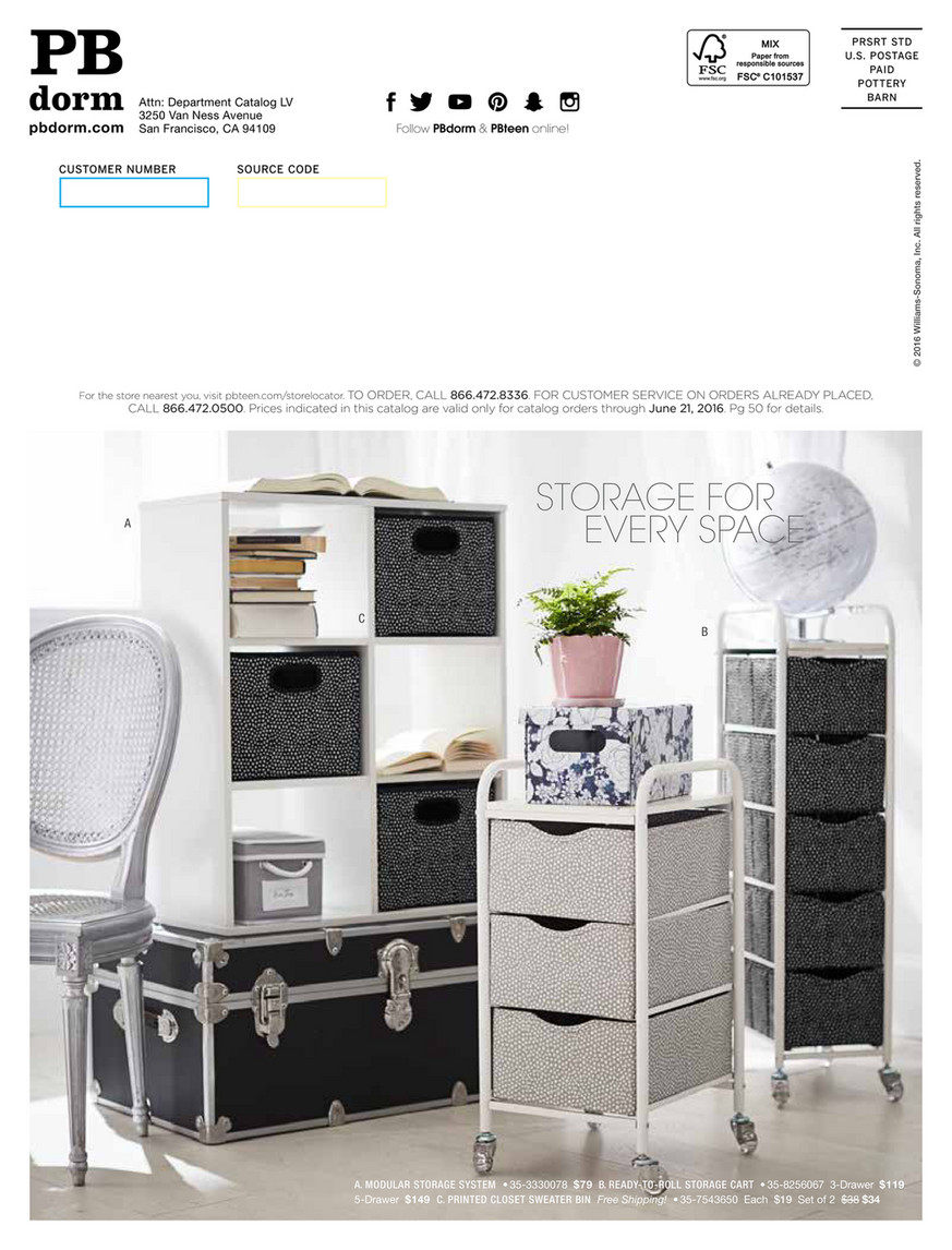 Pottery Barn Teen Pbteen Dorm 2016 Page 52