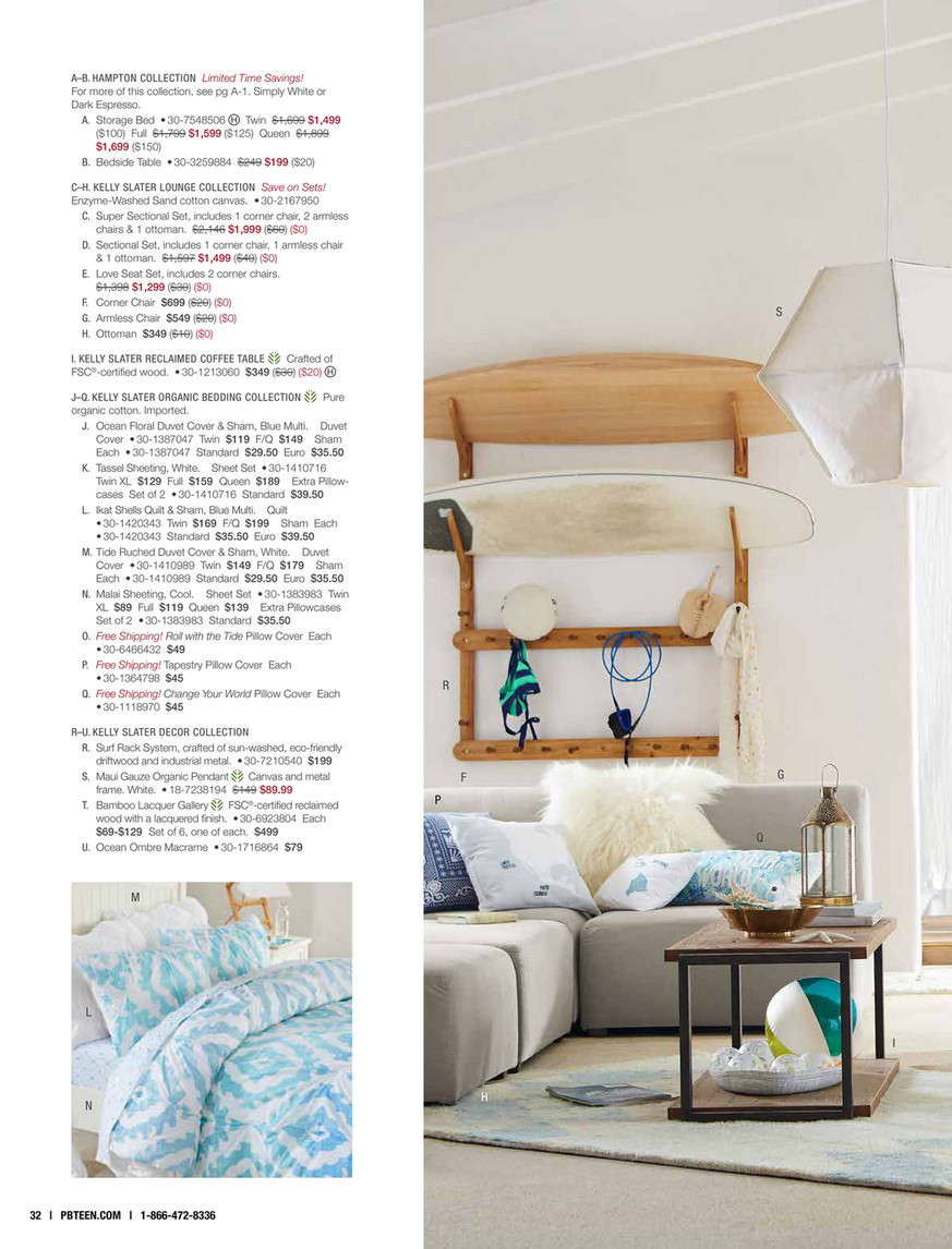 Pottery Barn Teen Pbteen Summer D3 2016 Page 32 33