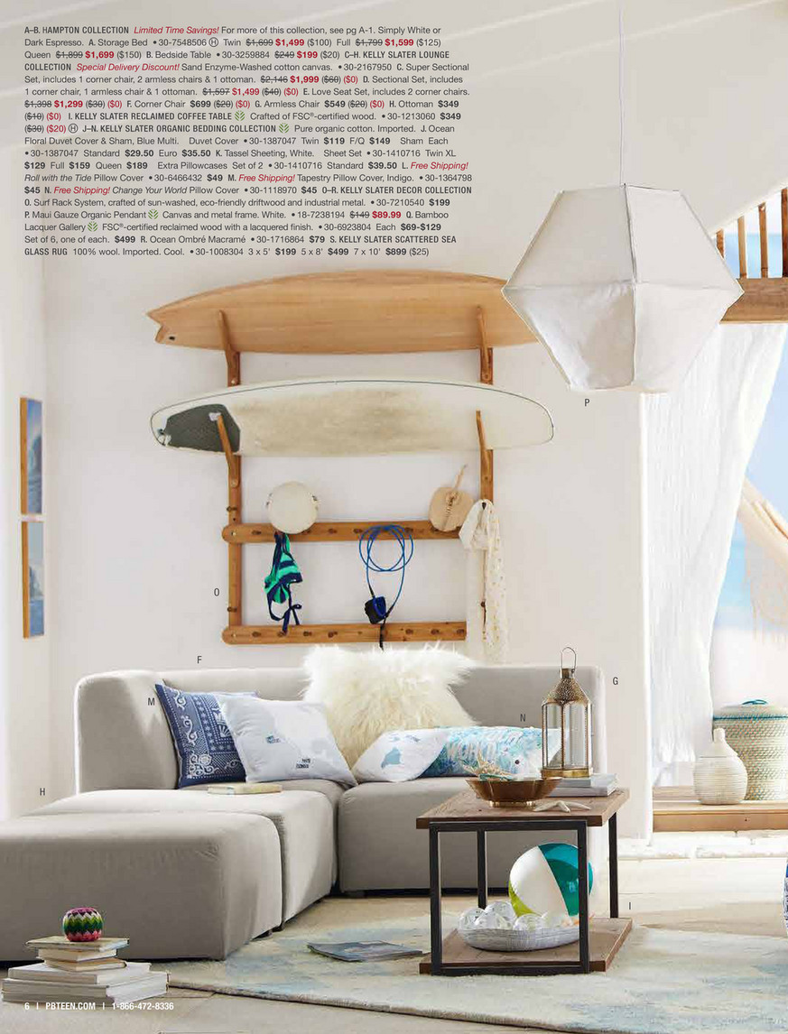 Pottery Barn Teen Pbteen Summer D2 Kelly Slater Ombre