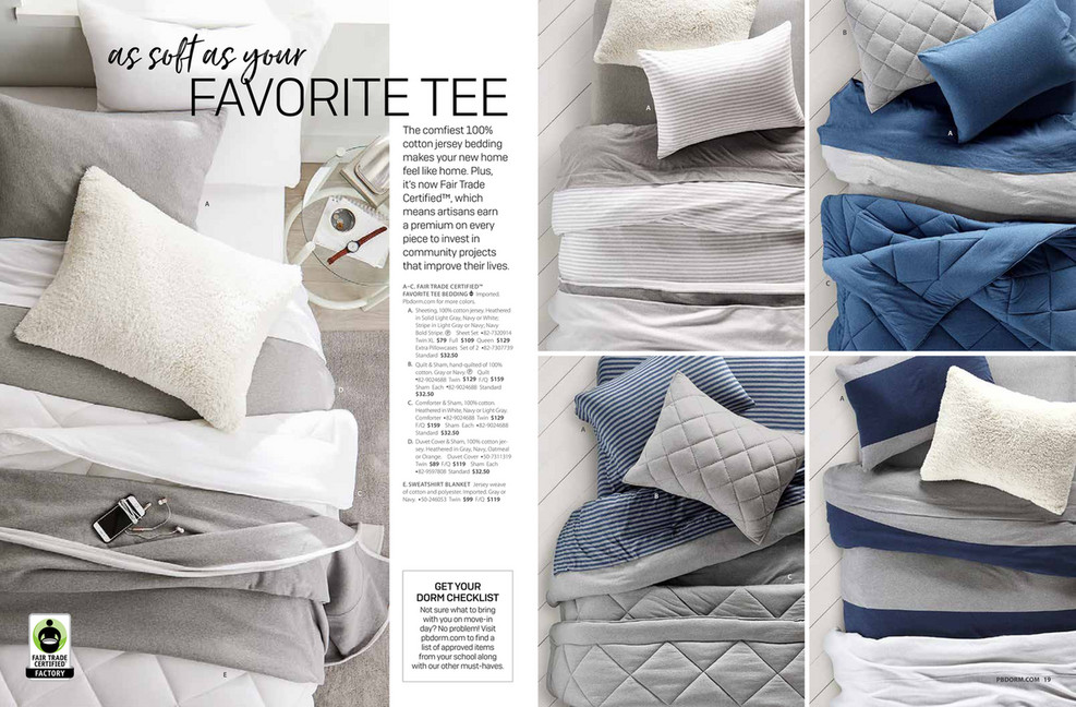 Pottery Barn Jersey order comforter