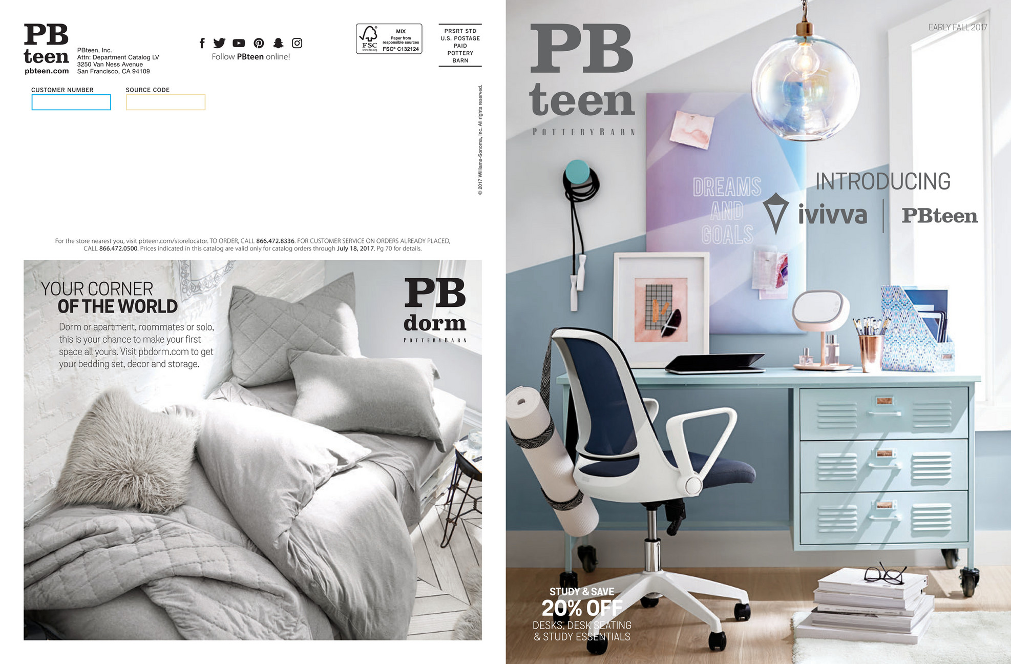 Pottery Barn Teen (PBTeen) - Fall D1 - Page 1